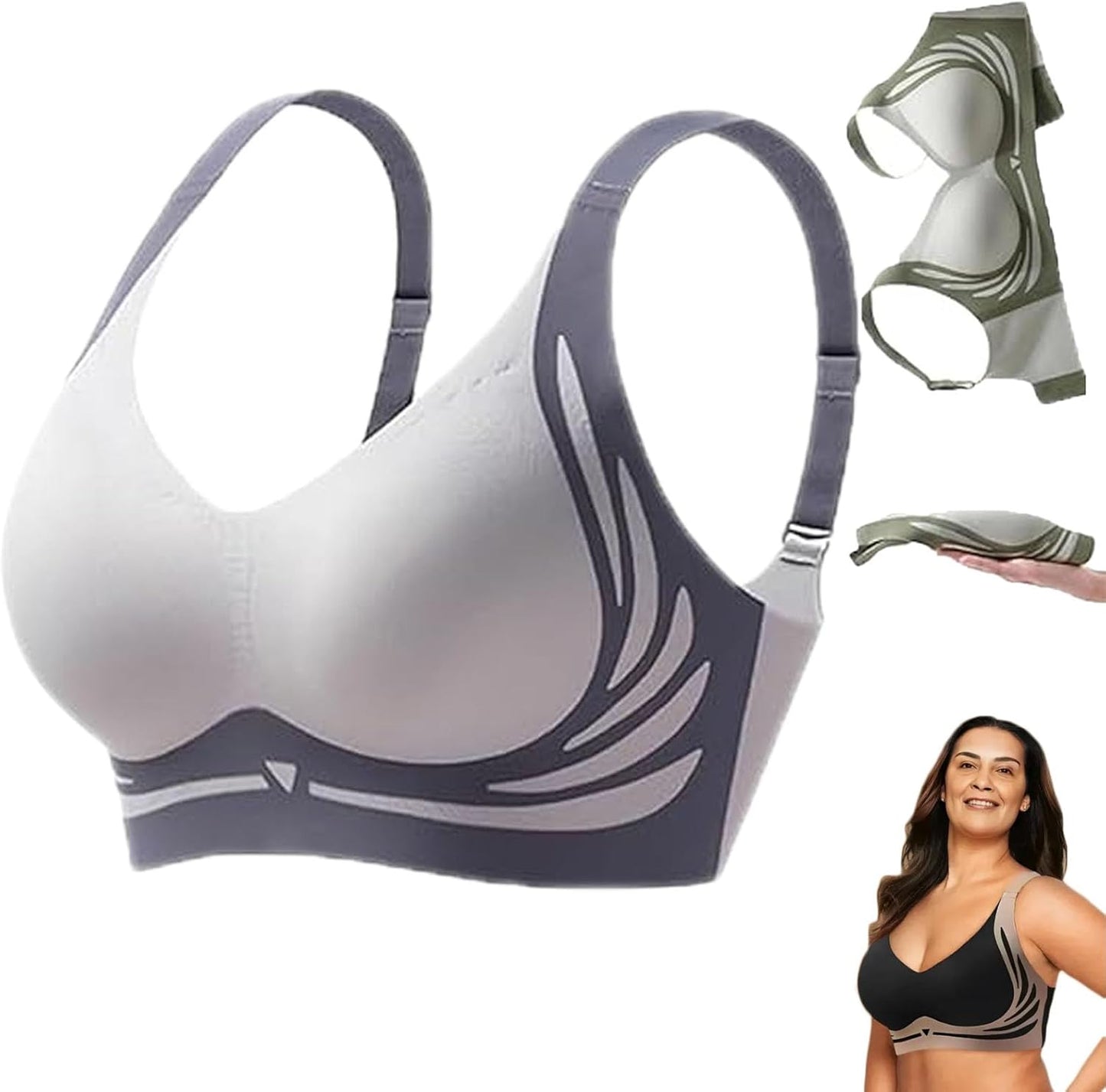 Nuevo Brassier sin varillas push up