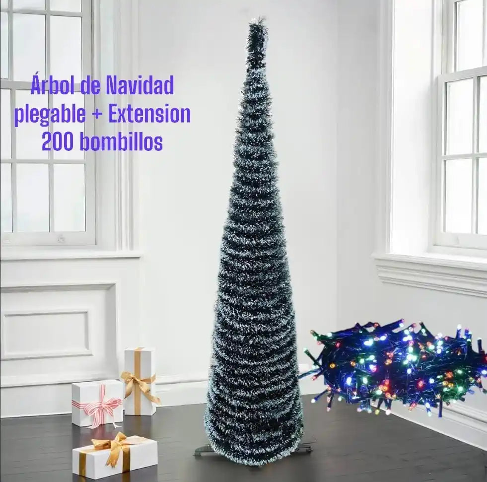 OFERTA DE PRETEMPORADA  ARBOL DE NAVIDAD  + LUCES LED 200